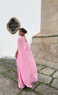 Vestido Longo Rosa  Algarve