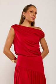 Vestido Longo Vermelho Monte Carlo