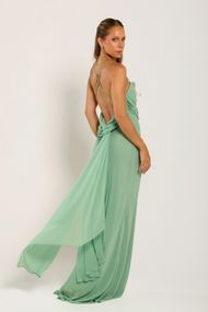 Vestido Longo Verde Menta Corumbau