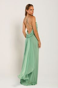 Vestido Longo Verde Menta Corumbau