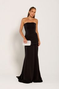 Vestido Longo Preto Marselha 