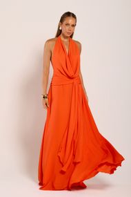 Vestido Longo Coral Marrakech
