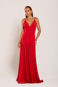 Vestido Longo Vermelho Palermo