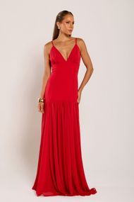 Vestido Longo Vermelho Palermo