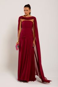 Vestido Longo Marsala Algarve