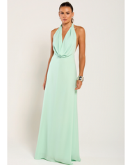 Vestido Longo Menta Claro Marrocos