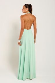 Vestido Longo Menta Claro Marrocos