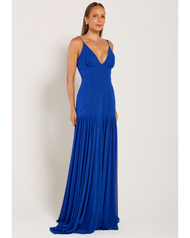 Vestido Longo Azul Bic Palermo