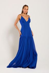 Vestido Longo Azul Bic Palermo