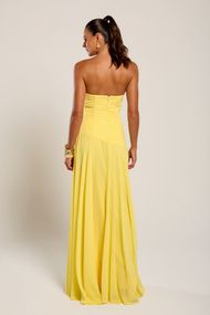 Vestido Longo Amarelo Algarve