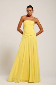 Vestido Longo Amarelo Algarve