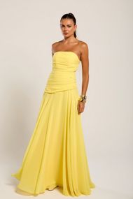 Vestido Longo Amarelo Algarve