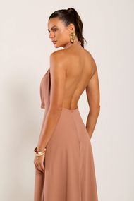 Vestido Longo Mocha Mousse Marrocos