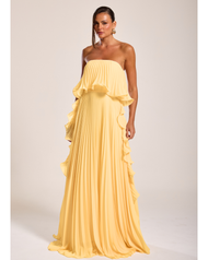 Vestido Longo Amarelo Petra