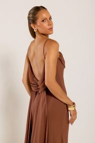 Vestido Longo Mocha Mousse Boipeba