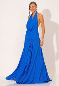 Vestido Longo Azul Bic Marrakech