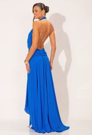 Vestido Longo Azul Bic Marrakech