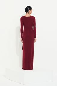 Vestido Longo Marsala Buenos Aires