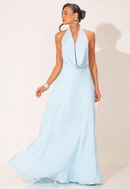 Vestido Longo Azul Serenity Marrocos