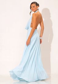 Vestido Longo Azul Serenity Marrocos