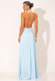 Vestido Longo Azul Serenity Marrocos
