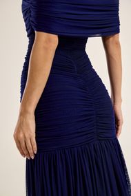 Vestido Longo Azul Marinho Marbella