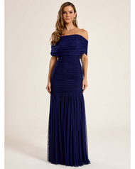 Vestido Longo Azul Marinho Marbella