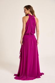 Vestido Longo Fúcsia Lisboa