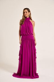 Vestido Longo Fúcsia Lisboa