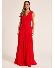 Vestido Longo Vermelho Tahiti