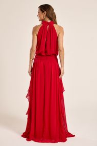Vestido Longo Vermelho Lisboa