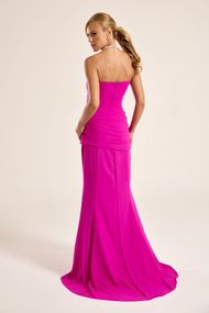  Vestido Longo Fúcsia Marselha