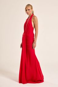 Vestido Longo Vermelho Bahia 