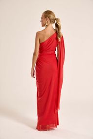 Vestido Longo Coral Suécia
