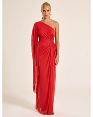 Vestido Longo Coral Suécia