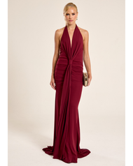 Vestido Longo Marsala Bahia 