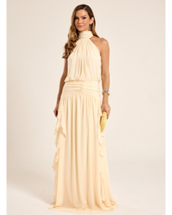 Vestido Longo Amarelo Manteiga Lisboa
