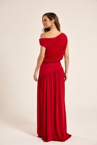 Vestido Longo Vermelho Monte Carlo