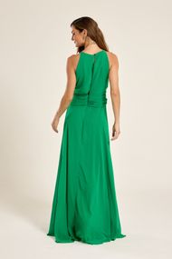 Vestido Longo Verde Bandeira Sevilha