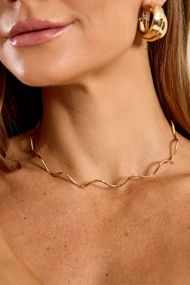 Choker Dourada Ondine