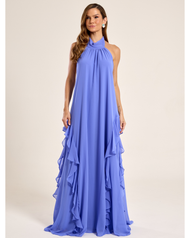 Vestido Longo Lavanda Caraíva 