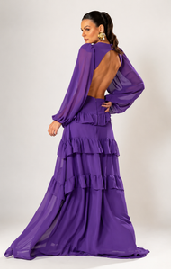 Vestido Longo Roxo Trancoso