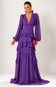 Vestido Longo Roxo Trancoso