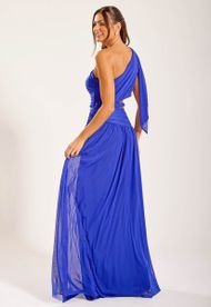 Vestido Longo Azul Bic Santa Mônica