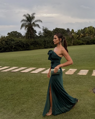 Vestido Longo Verde Esmeralda Chianti