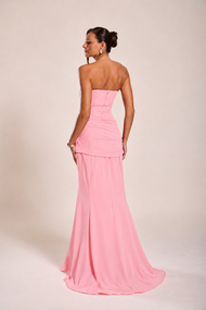 Vestido Longo Rosa Marselha