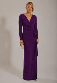 Vestido Longo Roxo Buenos Aires