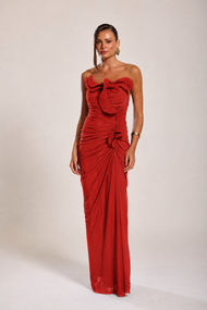 Vestido Longo Terracota Chianti