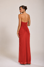 Vestido Longo Terracota Chianti