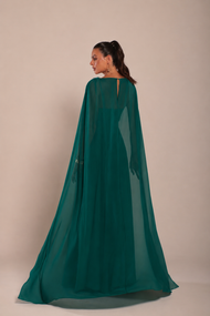 Vestido Longo Verde Esmeralda Algarve
